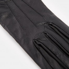 Leather Gloves With Touch Screen Detail