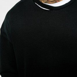Oversized Sweatshirt With Rip Neck